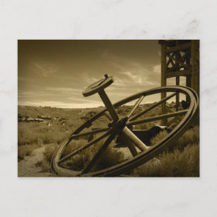 Bodie Mining Flywheel Postcard