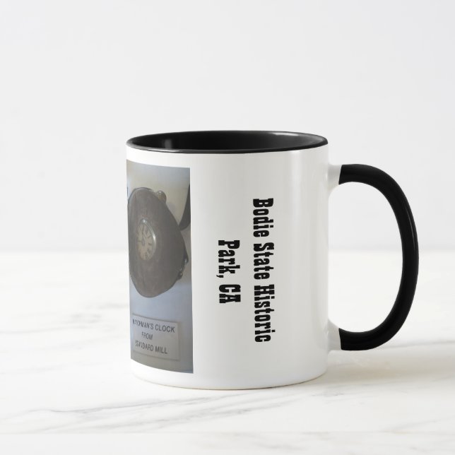 Bodie Watchman's Clock and Keys Mug (Right)