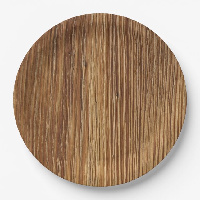 BODIE WOOD PAPER PLATE (Front)