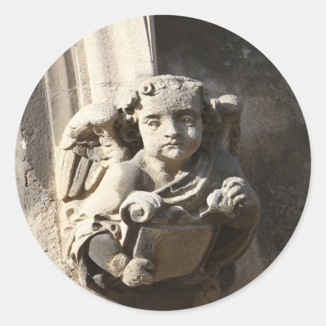 Bodleian library classic round sticker (Front)