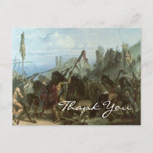 Bodmer's Bison Dance Postcard