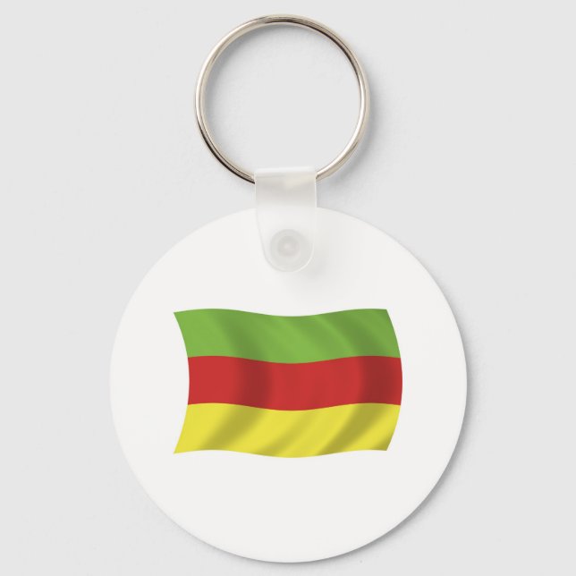Bodos People Flag Keychain (Front)