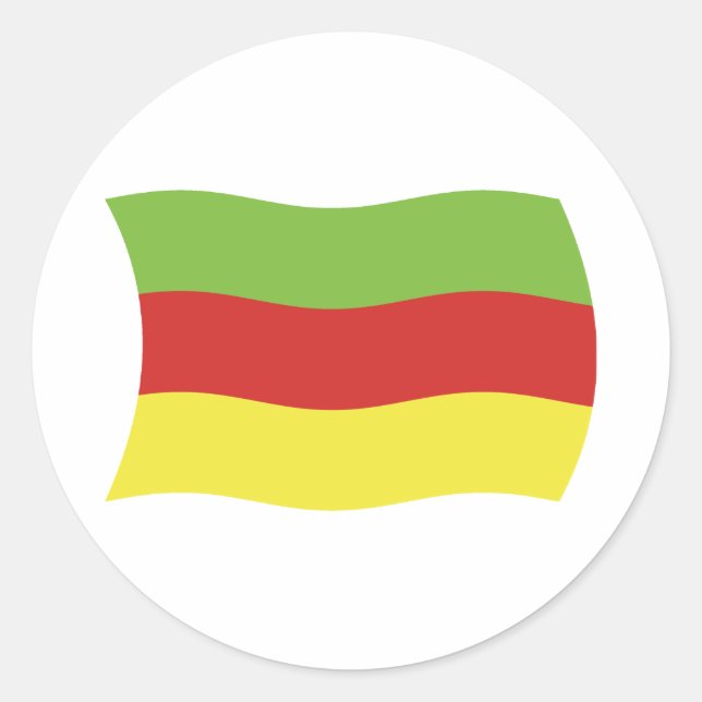 Bodos People Flag Sticker (Front)