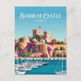 Bodrum Castle Turkey Postcard