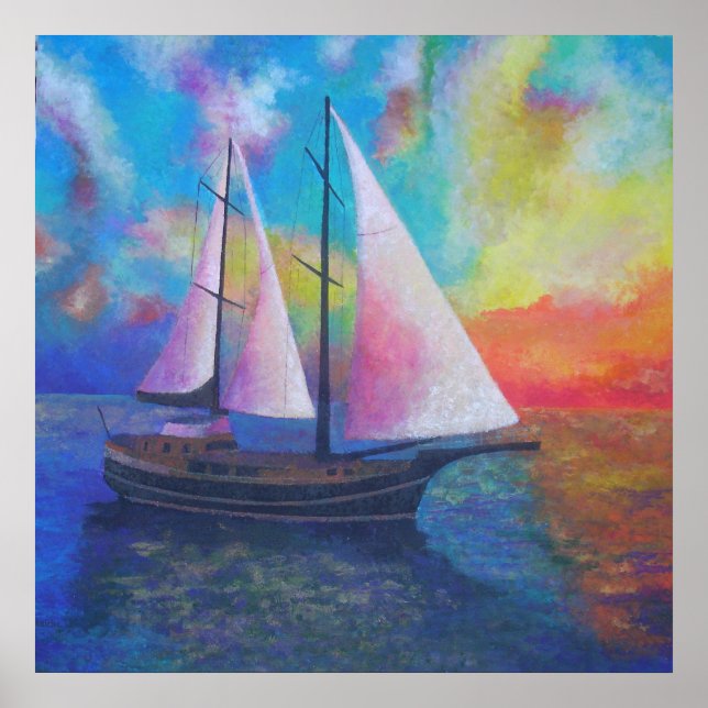 Bodrum Turquoise Coast Gulet Cruise Poster (Front)