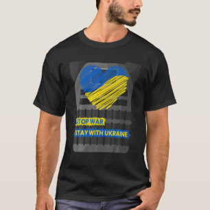 Body Armour - Stop War - Stay With Ukraine - Ukrai T-Shirt