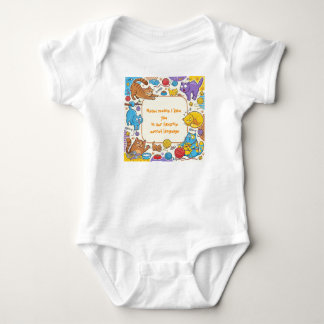 Body Bébé Chat – "Meow Means I Love You Baby Bodysuit