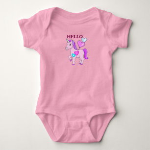 body bebe unicorne . baby bodysuit