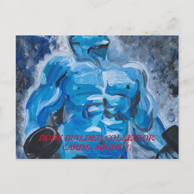 BODY BUILDER COLLECTOR CARDS BY PAULA REILLY. (Front)