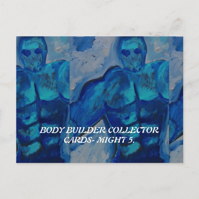 BODY BUILDER COLLECTOR CARDS BY PAULA REILLY. (Front)