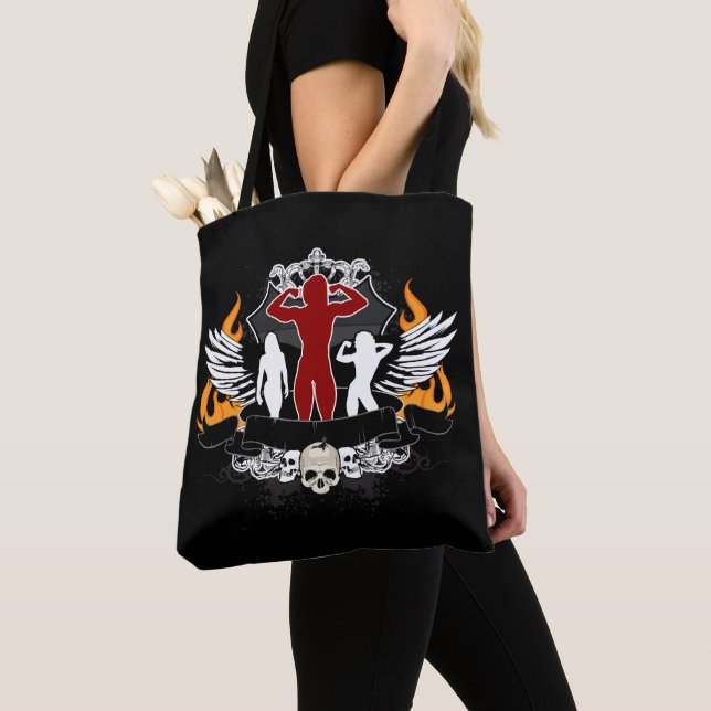 Body Builder - Female Tote Bag (Close Up)