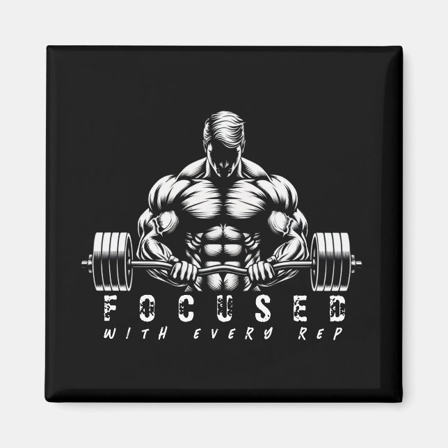 Body Builder-Fitness Magnet (Front)
