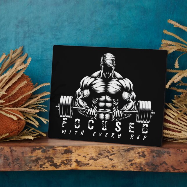 Body Building-Fitness Plaque (Side)