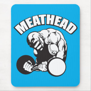 "Body building" Humour - MEATHEAD Mouse Mat