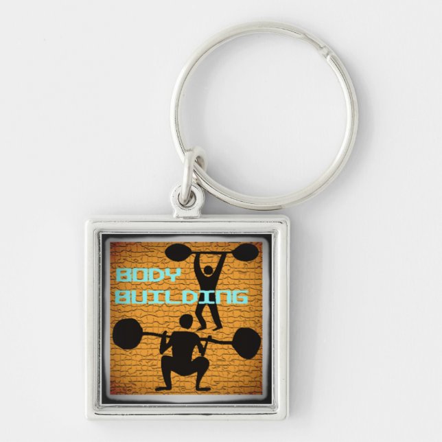 BODY BUILDING Keychain (Front)