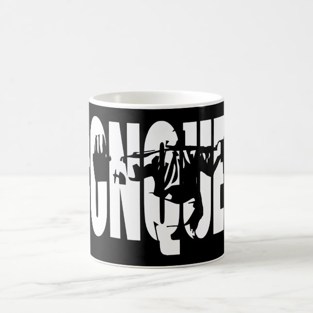 Body building Motivation - CONQUER Coffee Mug (Center)