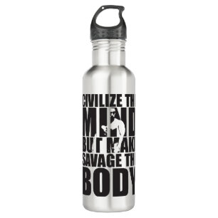 "Body building" Motivational 710 Ml Water Bottle