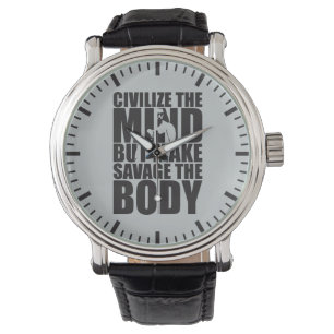 "Body building" Motivational Watch