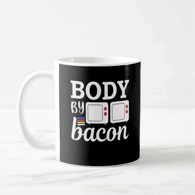 Body by bacon Essential Funny Bacon Lover Coffee Mug (Left)