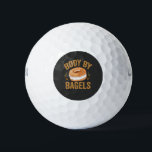 Body By Bagels Funny Jewish Hanukkah Doughnut Gift Golf Balls<br><div class="desc">hanukkah, passover, yiddish, chanukah, jewish, menorah, jew, gift, birthday, bagel</div>