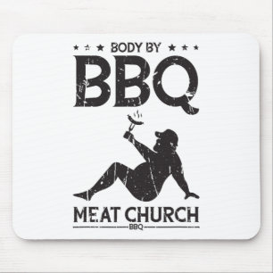 Body By Bbq Meat Church Bbq - Bbq Enthusiasm Mouse Mat