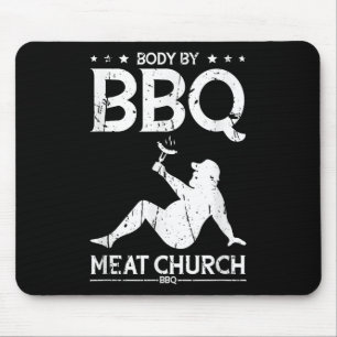 Body By Bbq Meat Church Bbq - Bbq Enthusiasm Mouse Mat