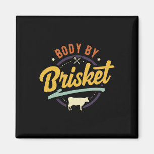 Body By Brisket Byckyard Cookout Bbq Grill 1 Magnet