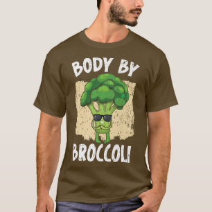 Body By Broccoli Vegan Lover Vegetable Healthy Veg T-Shirt
