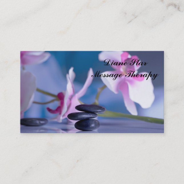 Body by massage business card (Front)