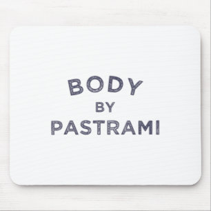 Body By Pastrami Jewish Deli Bbq Party Brisket Kos Mouse Mat