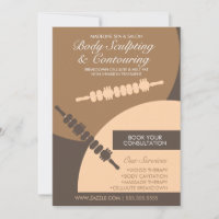 Body Contouring Body Sculpting Massage Flyers