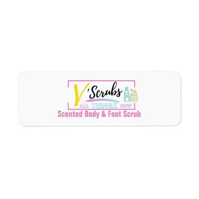 Body & Foot Scrub Label (Front)