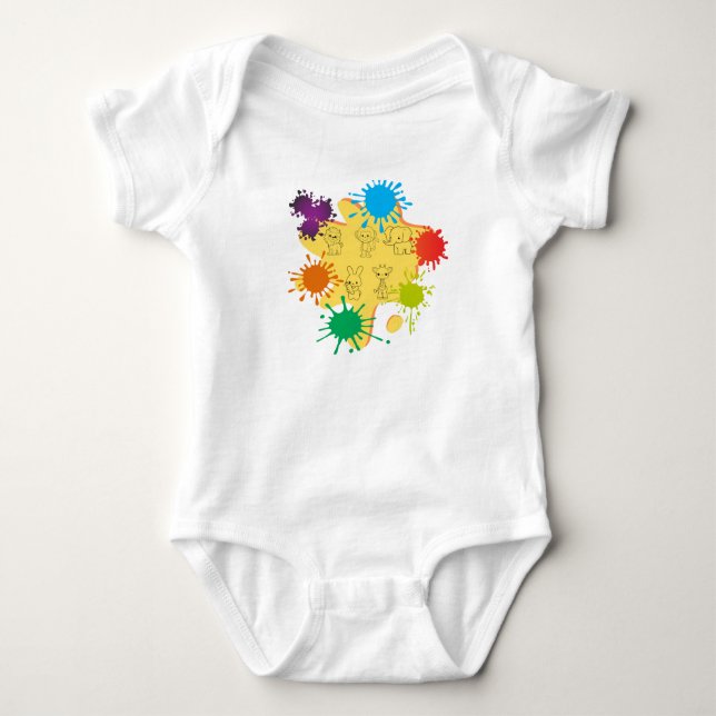 Body for Drawing Baby Bodysuit (Front)
