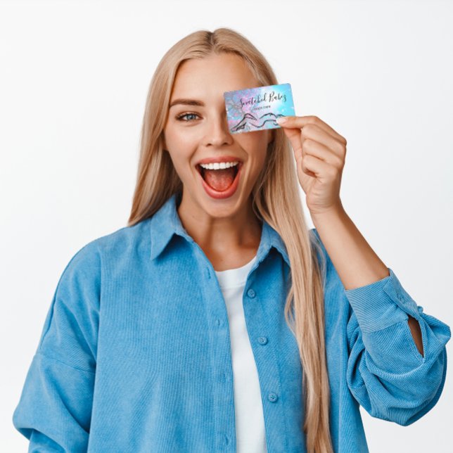 Body Logo Sculpting QRCODE Rose Pink Tree Floral Business Card (Body Logo Sculpting QRCODE Rose Pink Tree Floral Business Card)