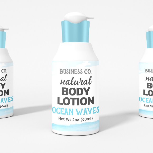 Body Lotion Label | Blue (Creator Uploaded)