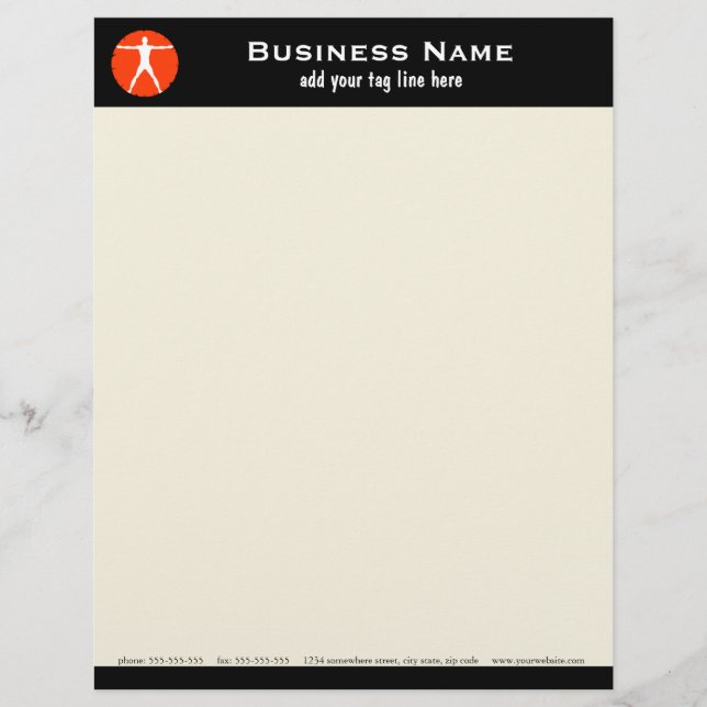 Body Madness Gym Fitness Coach Letterhead (Front)