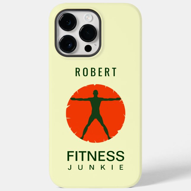 Body Madness Health and Fitness Junkie Case-Mate iPhone Case (Back)