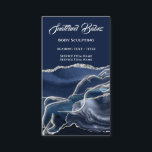 Body Massage Sculpting Logo Gold SPA Blue Navy Business Card<br><div class="desc">florenceK luxury beauty salon collection</div>