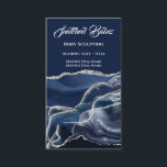 Body Massage Sculpting Logo Gold SPA Blue Navy Business Card<br><div class="desc">florenceK luxury beauty salon collection</div>