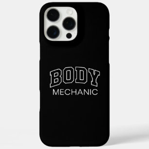Body Mechanic Funny Athletic Lettering Fitness Gif iPhone 16 Pro Max Case