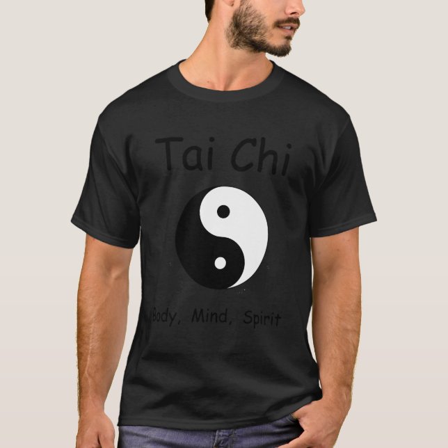 Body Mind Spirit Chinese Mial Tai Chi T-Shirt (Front)