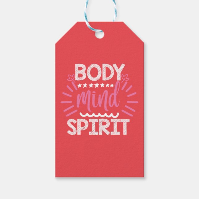 Body Mind Spirit   Gift Tags (Front)