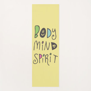 Body Mind Spirit Yoga Mat