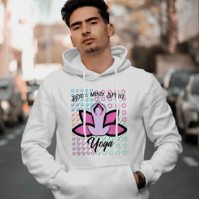 BODY MIND SPIRIT YOGA Meditation Aasana Hoodie (Creator Uploaded)