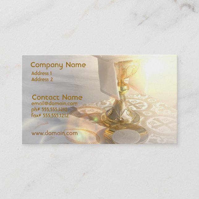 Body of Christ Business Card (Front)