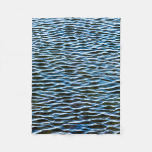 Body of water during daytime fleece blanket