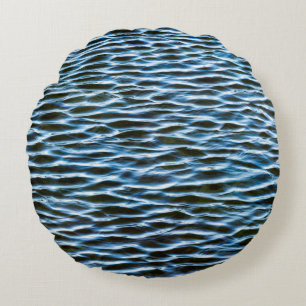 Body of water during daytime round cushion
