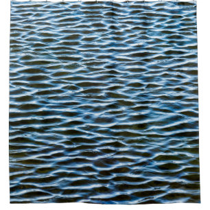 Body of water during daytime shower curtain