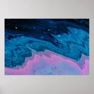 Body of water illustration poster