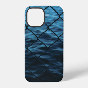 Body of water in front of chain link fence iPhone 12 case